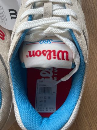 Nuove Scarpe Sportive Wilson SBR Bianche e Blu
