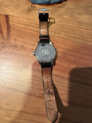 Reloj Uno de 50 Negro y Plateado