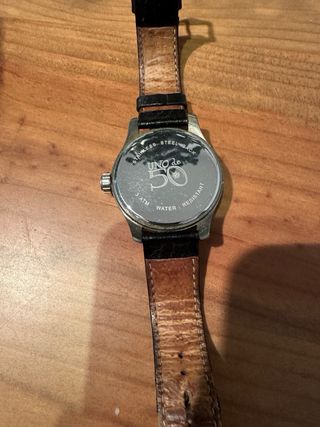 Reloj Uno de 50 Negro y Plateado