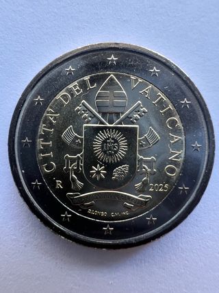 moneda 2 Euro Città del Vaticano 2025