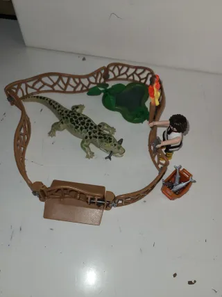 Lote 55. Playmobil Cocodrilo