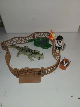 Lote 55. Playmobil Cocodrilo