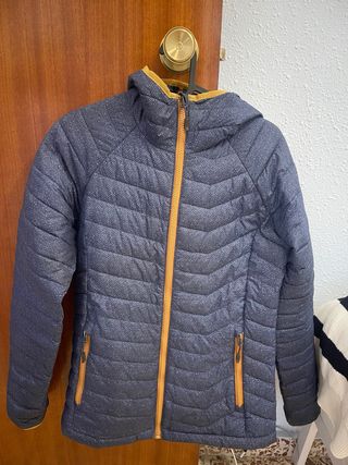 Chaqueta Columbia Azul y Gris