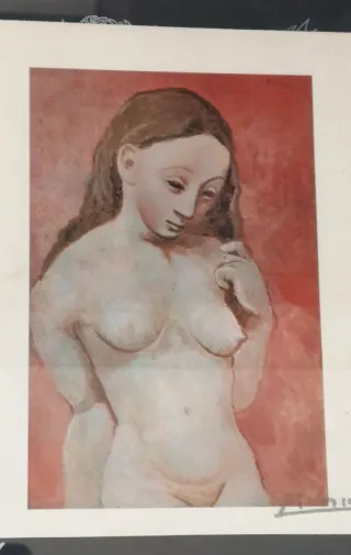 Impresión firmada a tinta Picasso