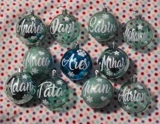 Bolas de Navidad Personalizadas