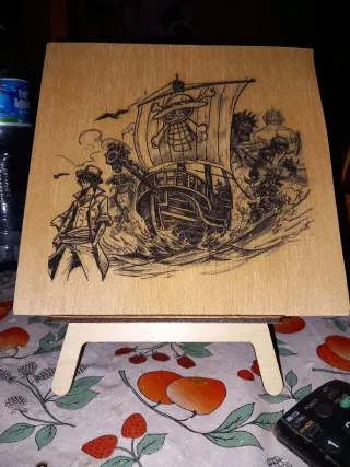 Cuadro One Piece: Barco y Tripulación