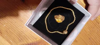 Pulsera Plata 925 con Charm Rosa