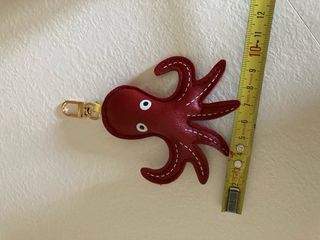 Portachiavi polipo rosso