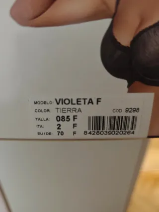 Sujetador Selene Beige con Encaje