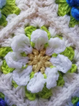 Bolso de ganchillo, granny