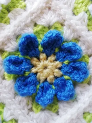 Bolso de ganchillo, granny