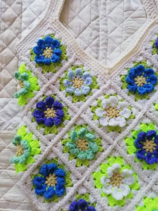 Bolso de ganchillo, granny