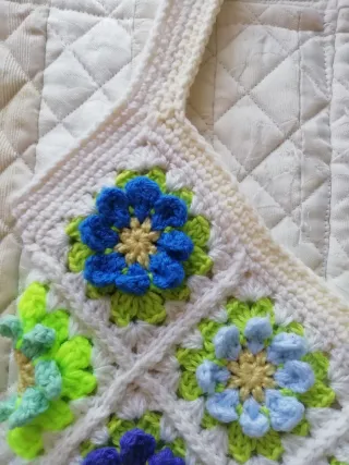 Bolso de ganchillo, granny