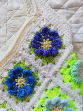 Bolso de ganchillo, granny