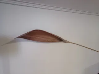 Hoja decorativa seca