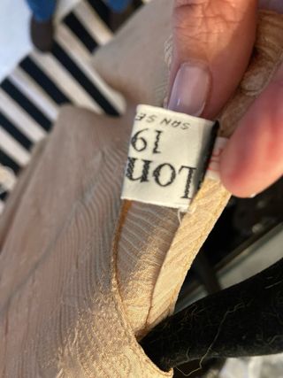 Blusa color crema con estampado Jacquard