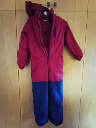 Tuta da sci Decathlon rosso e blu