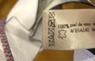 Bolso Uterqüe blanco de piel