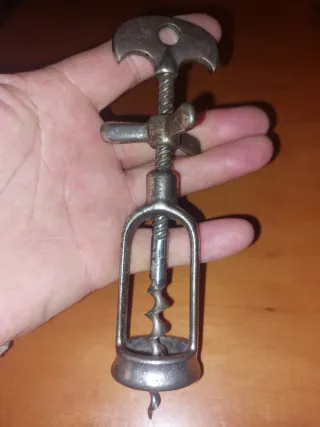 Sacacorchos antiguo hélice francés