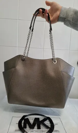 Borsa Michael Kors Jet Set Large color nickel