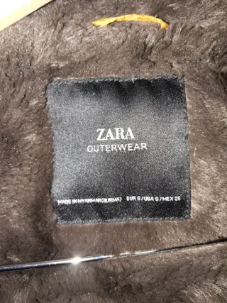 Abrigo Zara Mujer Amarillo