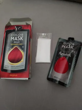 Mascarilla Color Rojo