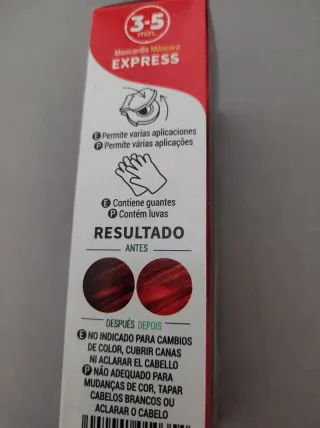 Mascarilla Color Rojo