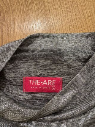 Camiseta plateada The Are mujer