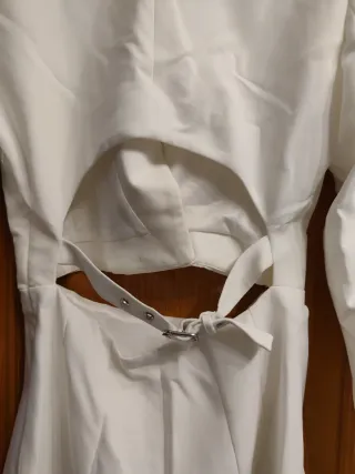 Vestido blazer blanco Zara