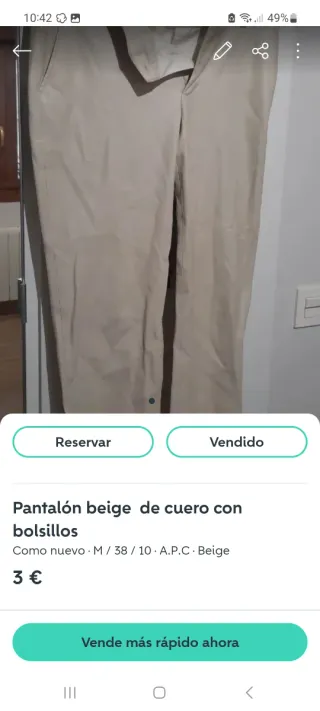 Lote 3 Pantalones ZARA efecto piel negro