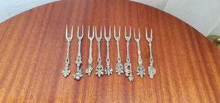 Set 9 forchette vintage per aperitivo