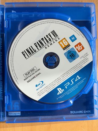 Final Fantasy VII Remake PS4