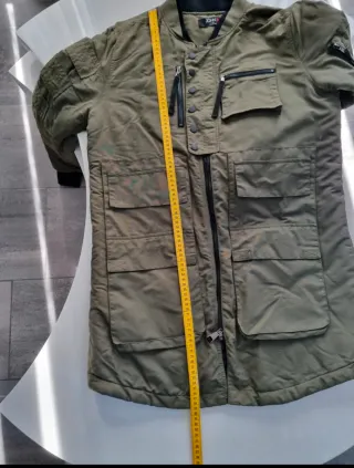 Abrigo JOHN H Hombre Talla L Verde Oliva. OFERTA!!