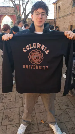 Sudadera Columbia Negra University 1976