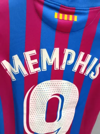 Maglia Calcio barcellona nike Memphis tg 7/8 anni