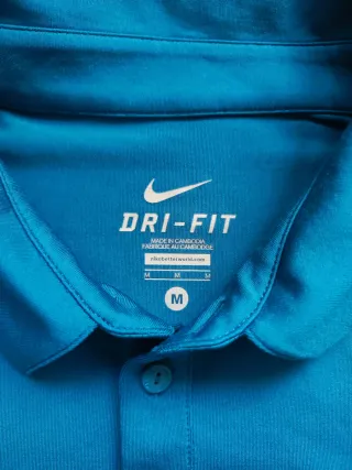 Nike Court Dri-Fit polo Tennis taglia M Blu uomo