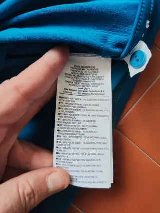 Nike Court Dri-Fit polo Tennis taglia M Blu uomo