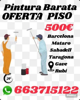 Pintura Barata Oferta Piso 500€