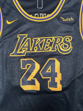 Camiseta NBA Lakers Bryant Negra Talla M/L