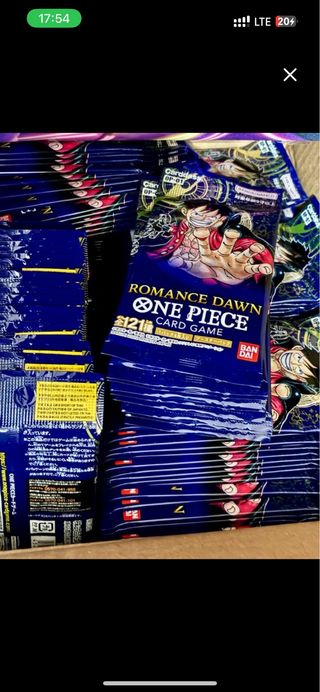 4 Sobres One Piece Romance Dawn OP-01 Japonés