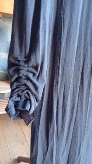 Vestido Skunfunk gris con detalles turquesa