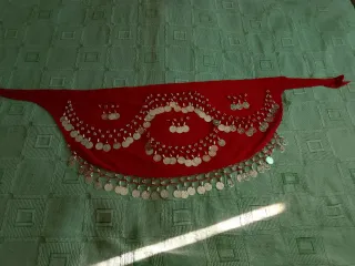 Pañuelo danza del vientre con monedas