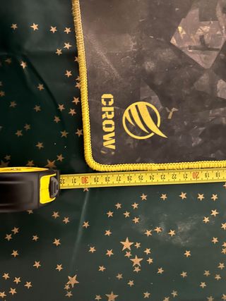 Alfombrilla Gaming CROW Microtejido Impermeable