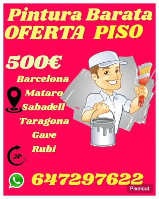 Pintura Barata Oferta Piso 500€
