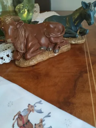 Nacimiento artesanal belén figuras