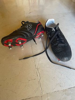 Botas de Rugby Kipsta Negras Talla 41