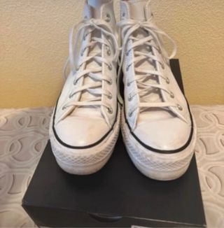 Converse All Star Plataforma Blancas