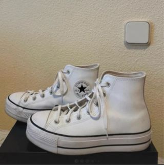 Converse All Star Plataforma Blancas