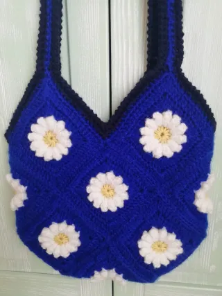 Bolso de ganchillo, granny