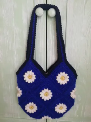 Bolso de ganchillo, granny